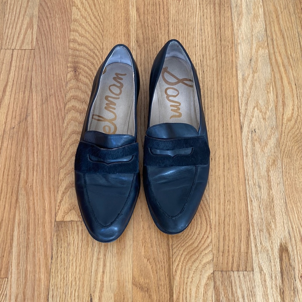 Sam Edelman leather pointed toe loafers